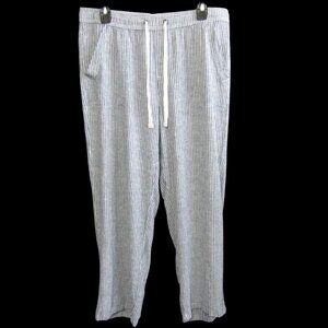 Striped Gray Joggers for Women
